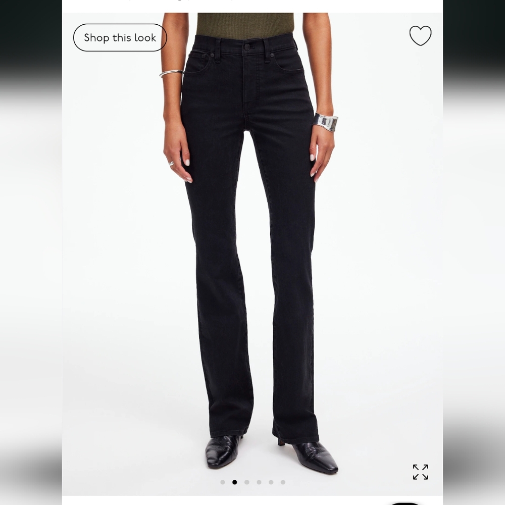NWOT Madewell Mid Rise Kick Out Jeans
